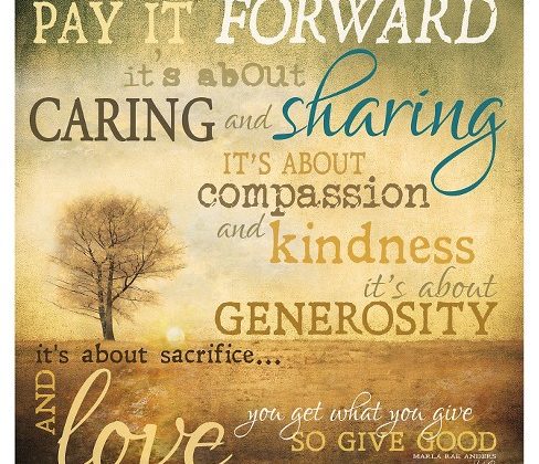 paying forward with compassion